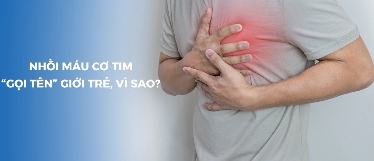 NGUY CƠ NHỒI MÁU CƠ TIM Ở NGƯỜI TRẺ TĂNG CAO ???